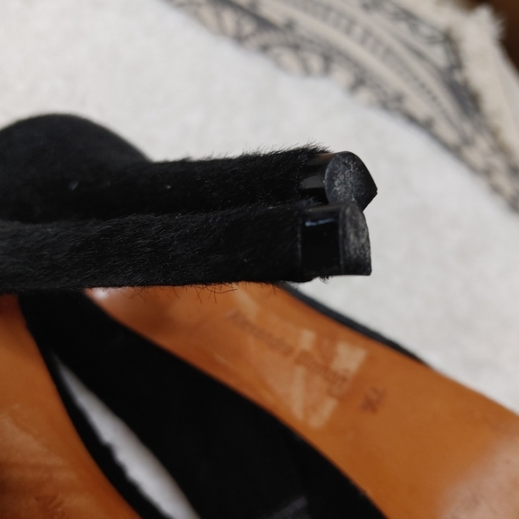 ALEXANDRE Birman Pony Hair Platform Heels 7.5 - Picture 10 of 14